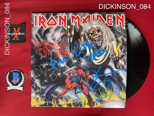 Bruce dickinson firmato iron - bruce,