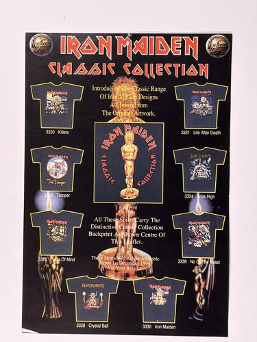 Iron maiden flyer - maiden, bruce