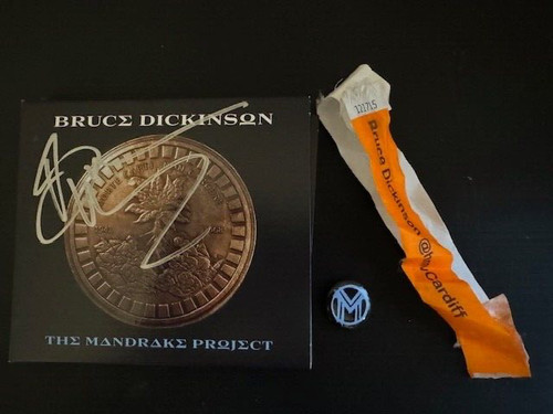 Bruce dickinson signed - dickinson, proof