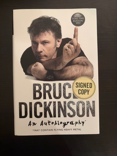 Bruce dickinson signed - signed, an
