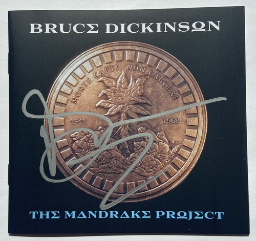 Bruce dickinson firmato - bruce,