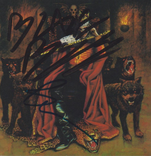 Iron maiden hand signed by - ,