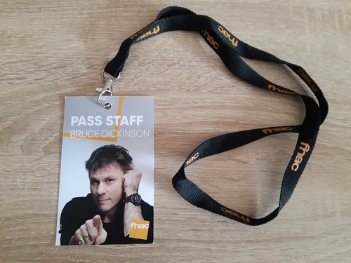 Bruce dickinson pass staff - bruce, (