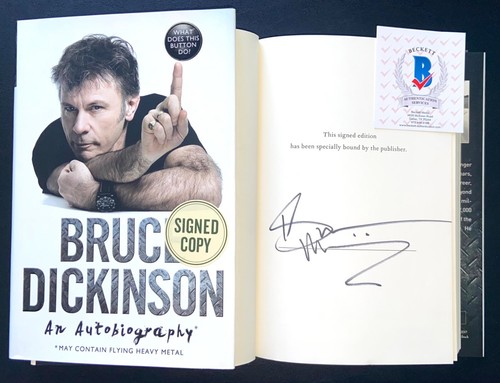 Bruce dickinson firmato - bruce,