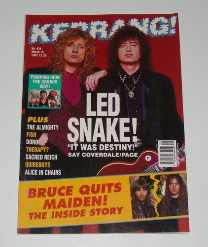 1993 kerrang magazine 434 - no,
