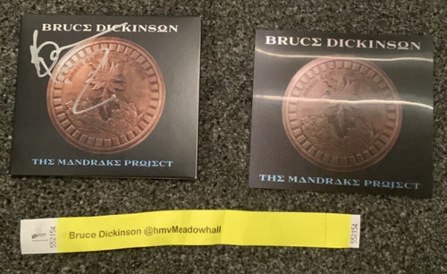 Bruce dickinson signed - bruce, proof