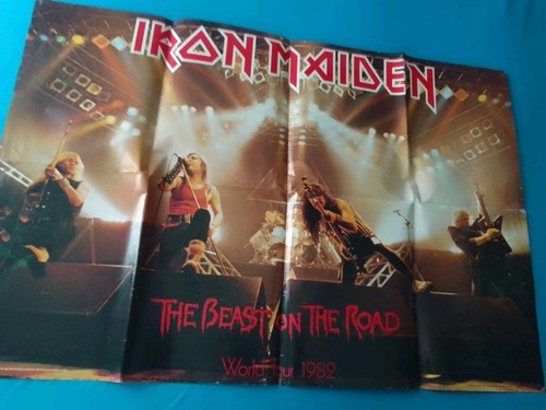 Iron maiden tour poster - maiden,