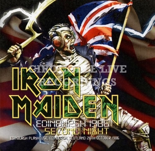 Iron maiden edimburgo 1986 - edimburgo,